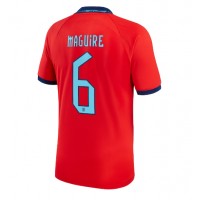 Echipament fotbal Anglia Harry Maguire #6 Tricou Deplasare Mondial 2022 maneca scurta